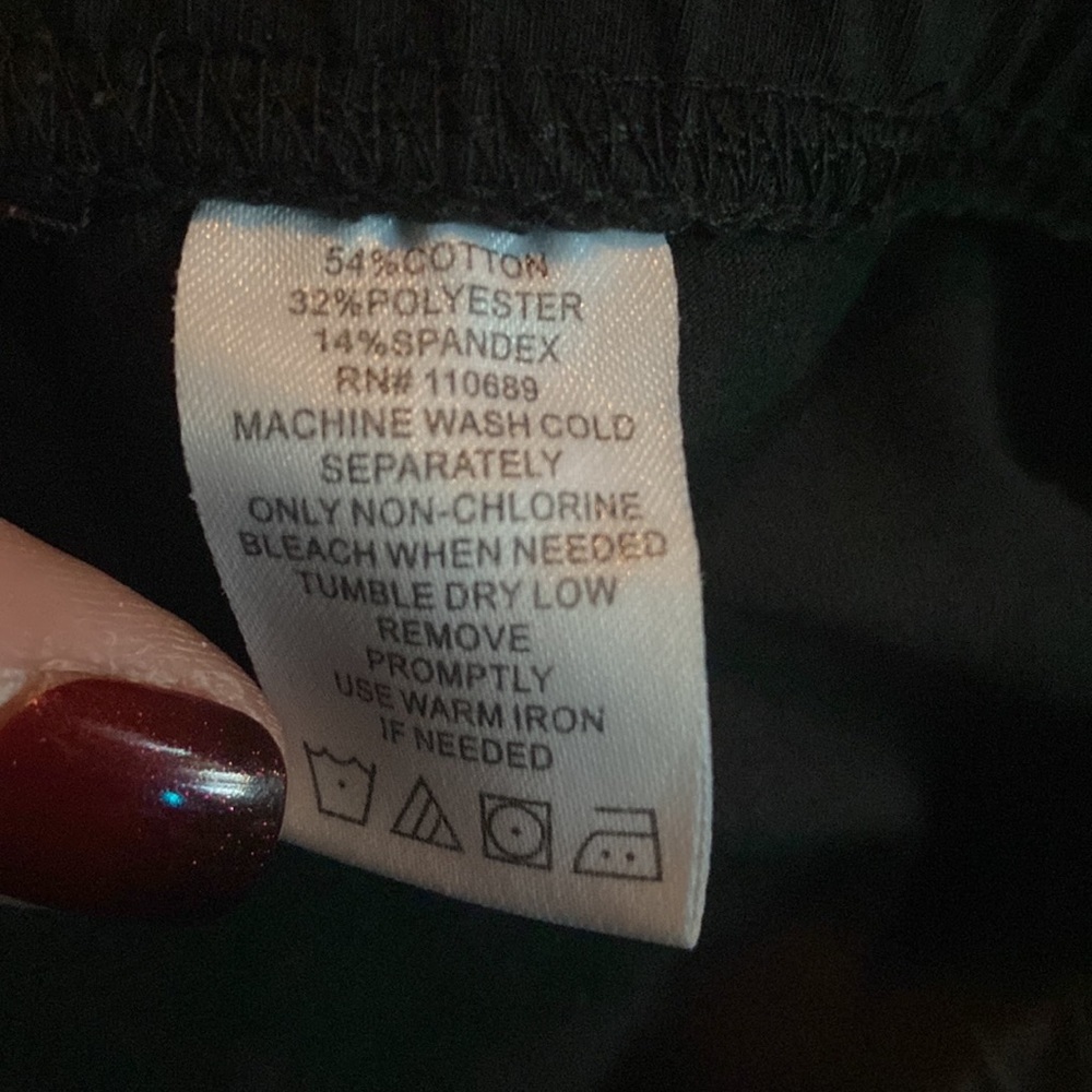 women with control by renee greenstein tall fit pull on knit leggings black, MT - Picture 11 of 11